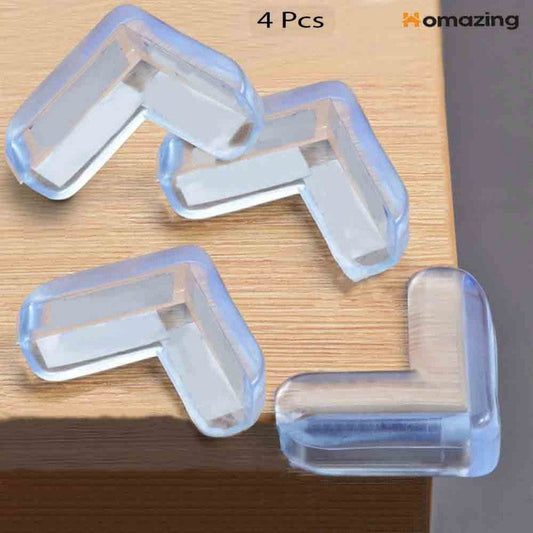 4 Pcs Silicone Table Corner Edge Protector Covers