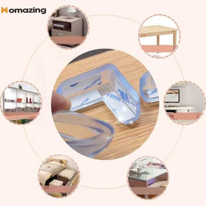 4 Pcs Silicone Table Corner Edge Protector Covers