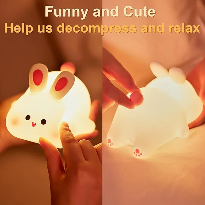 Cute Rabbit Silicone Lamp