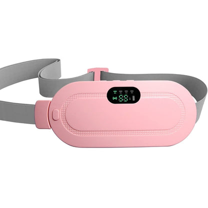Period Cramping Pain Relief Belt – Soothing Heat & Vibration for Period Pain - Rechargeable